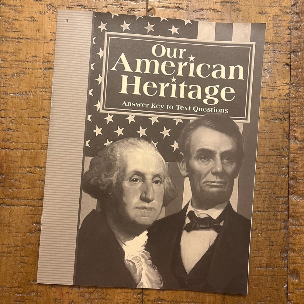Abeka Our American Heritage Answer Key to Text Questions
